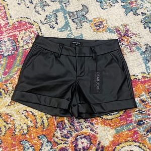 Dear John Leather shorts- size 26 NWT